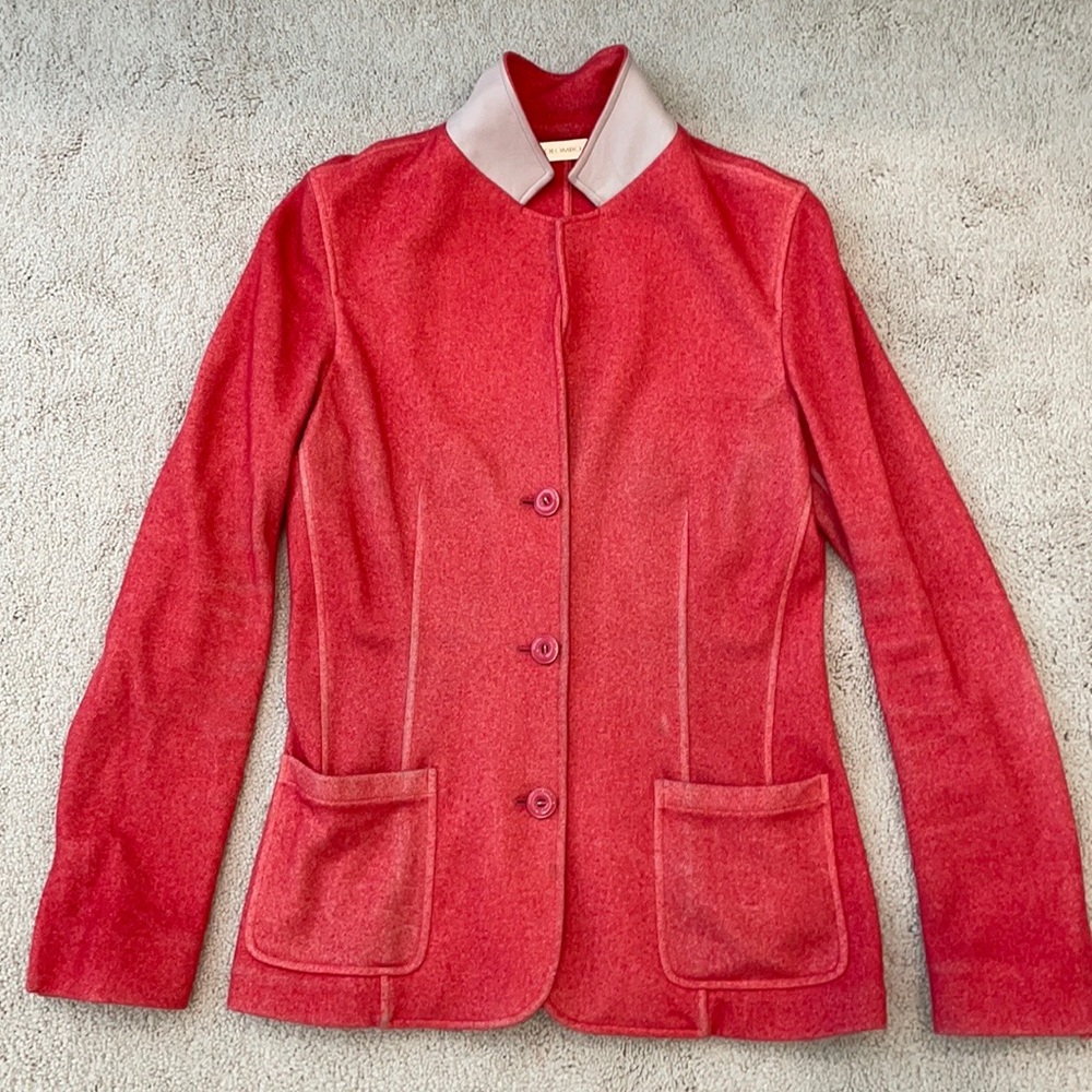 Colombo cashmere/silk blazer/sweater US 6.